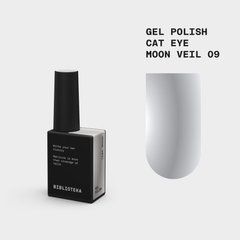 Гель-лак BIBLIOTEKA Gel Polish котяче око Cat Eye №09 Moon Veil, ніжний сріблясто-білий, 10 млГель-лак BIBLIOTEKA Gel Polish котяче око Cat Eye №09 Moon Veil, ніжний сріблясто-білий, 10 мл