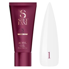 Акригель для нігтів Steffani Acryl Gel №01 60мл