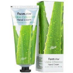 Крем для рук з екстратом алое FARM STAY Visible Difference Hand Cream Aloe 100 млКрем для рук з екстратом алое FARM STAY Visible Difference Hand Cream Aloe 100 мл