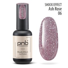 Гель-лак PNB Shock Effect 06 Ash Rose GEL Polish PNB, 8 млГель-лак PNB Shock Effect 06 Ash Rose GEL Polish PNB, 8 мл