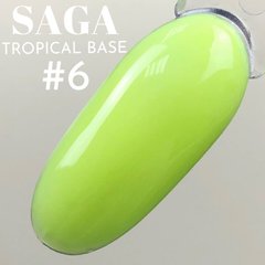 База кольорова SAGA Tropical Base №06, неоновий лимонний, 8 млБаза кольорова SAGA Tropical Base №06, неоновий лимонний, 8 мл