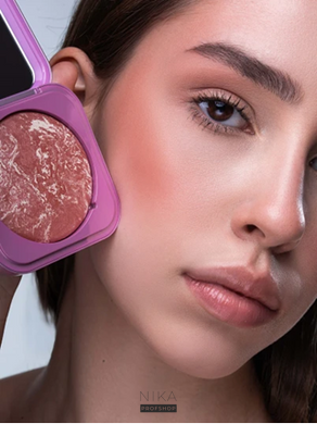 Румяна ZOLA Velvet Blush Glow 02 Natural Touch Природний дотик, 8,5 мл