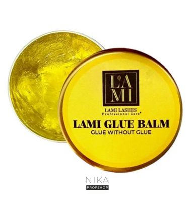 Клей для ламинирования LAMI LASHES PROFESSIONAL CARE Glue Balm 20 мл желтый для жестких волосКлей для ламинирования LAMI LASHES PROFESSIONAL CARE Glue Balm 20 мл желтый для жестких волос
