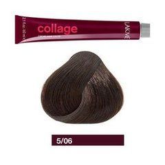 Краска для волос перманентная LAKME Collage Creme Hair Color 5/06 интенсивно-светло-коричневый 60 мл
