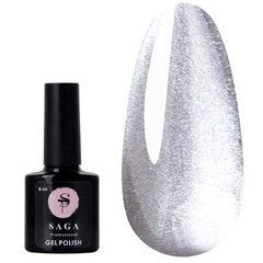 Гель-лак для ногтей SAGA Cat Shine silver 8 млГель-лак для ногтей SAGA Cat Shine silver 8 мл