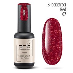 Гель-лак PNB Shock Effect 07 Red GEL Polish PNB, 8 млГель-лак PNB Shock Effect 07 Red GEL Polish PNB, 8 мл