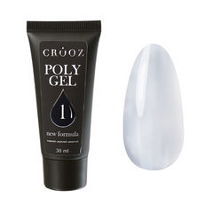Полігель Crooz Polygel New Formula туба 01 30 млПолігель Crooz Polygel New Formula туба 01 30 мл