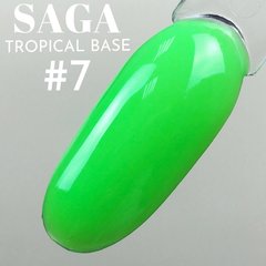 База кольорова SAGA Tropical Base №07, неоновий лайм, 8 млБаза кольорова SAGA Tropical Base №07, неоновий лайм, 8 мл