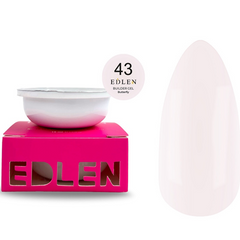Гель для наращивания Сменный катридж Builder gel EDLEN Butterfly №43 30 млГель для наращивания Сменный катридж Builder gel EDLEN Butterfly №43 30 мл