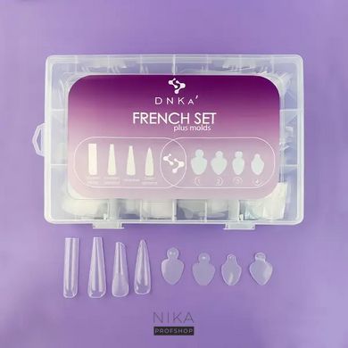 Многоразовые верхние формы и силиконовые молды DNKa' French Set plus molds, 192/96Многоразовые верхние формы и силиконовые молды DNKa' French Set plus molds, 192/96