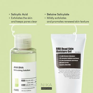 Тонер Purito SEOUL AHA BHA Refreshing Solution освежающий с AHA BHA кислотами 100 млТонер Purito SEOUL AHA BHA Refreshing Solution освежающий с AHA BHA кислотами 100 мл