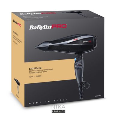 Фен для волос с ионизацией BaByliss EXCESS-HQ 2600W BAB6990IEФен для волос с ионизацией BaByliss EXCESS-HQ 2600W BAB6990IE