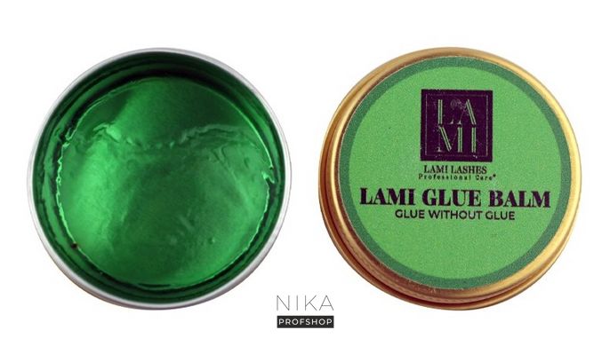 Клей для ламінування LAMI LASHES PROFESSIONAL CARE Glue Balm 20 мл зеленийКлей для ламінування LAMI LASHES PROFESSIONAL CARE Glue Balm 20 мл зелений