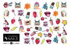 Слайдер для нігтів TYUNING NAILS Sticker 11Слайдер для нігтів TYUNING NAILS Sticker 11