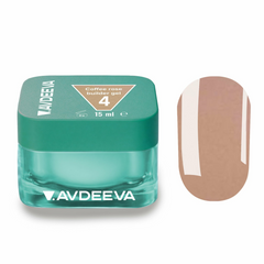 Моделюючий гель V.AVDEEVA Coffe Rose Builder Gel №04 теплий бежево-коричневий, 15 млМоделюючий гель V.AVDEEVA Coffe Rose Builder Gel №04 теплий бежево-коричневий, 15 мл