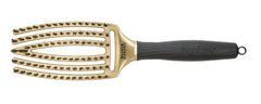 Щітка масажна Olivia Garden Finger Brush Care Iconic Boar&Nylon Trinity Gold OGID1688Щітка масажна Olivia Garden Finger Brush Care Iconic Boar&Nylon Trinity Gold OGID1688