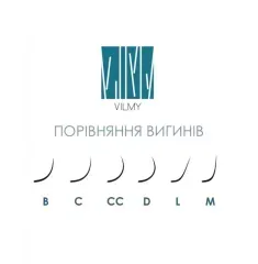 Вії VILMY VIYA Chocolate 20 ліній вигин B 0,10 mix (4-7)Вії VILMY VIYA Chocolate 20 ліній вигин B 0,10 mix (4-7)