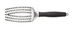 Щетка массажная Olivia Garden Finger Brush Care Iconic Boar&Nylon Trinity Silver OGID1690Щетка массажная Olivia Garden Finger Brush Care Iconic Boar&Nylon Trinity Silver OGID1690