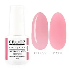 Полігель рідкий Crooz Liquid Polygel French №01 15 млПолігель рідкий Crooz Liquid Polygel French №01 15 мл