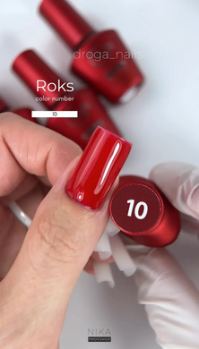 Гель-лак для нігтів ROKS Color Gel Polish №010 6млГель-лак для нігтів ROKS Color Gel Polish №010 6мл