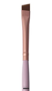 Пензлик для фарбування брів професіний ZOLA світло-рожевий вузький зі скосом 01 pПензлик для фарбування брів професіний ZOLA світло-рожевий вузький зі скосом 01 p