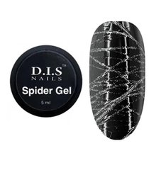 Гель-паутинка D.I.S Nails Spider Gel Silver серебряный 5 гГель-паутинка D.I.S Nails Spider Gel Silver серебряный 5 г