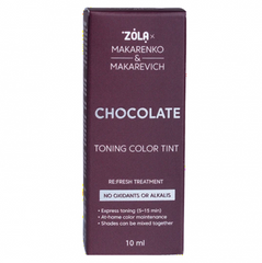 Тонуюча фарба ZOLA x Makarenko & Makarevich Toning Color Tint Сhocolate 10 млТонуюча фарба ZOLA x Makarenko & Makarevich Toning Color Tint Сhocolate 10 мл