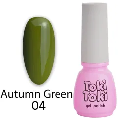 Гель-лак Toki-Toki Autumn Green AG04 5 мл, 5.0