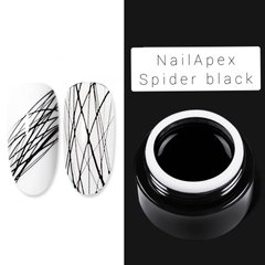 Павутинка NAIL APEX Spider Black, 5гПавутинка NAIL APEX Spider Black, 5г