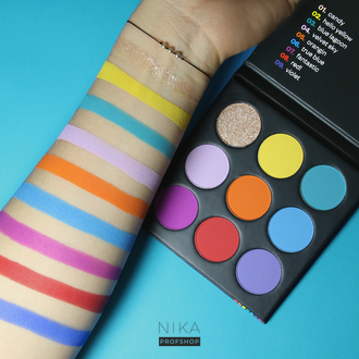 Набор теней для век PAESE Rainbow Pallete 14г, 14.0