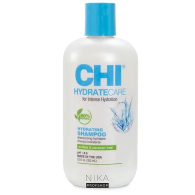 Шампунь CHI для зволоження волосся Hydrate Care for Intense Hydration 355 млШампунь CHI для зволоження волосся Hydrate Care for Intense Hydration 355 мл