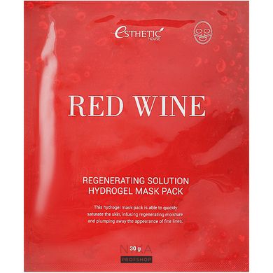 Маска для обличчя гідрогелева ESTHETIC HOUSE Red Wine Regeneration Solution відновлююча 30 млМаска для обличчя гідрогелева ESTHETIC HOUSE Red Wine Regeneration Solution відновлююча 30 мл