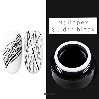 Паутинка NAIL APEX Spider Black, 5гПаутинка NAIL APEX Spider Black, 5г