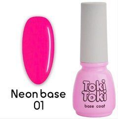 База для нігтів Кольорова Toki-Toki Neon № 01 5 мл.База для нігтів Кольорова Toki-Toki Neon № 01 5 мл.