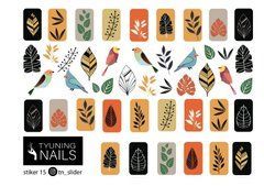 Слайдер для нігтів TYUNING NAILS Sticker 15Слайдер для нігтів TYUNING NAILS Sticker 15