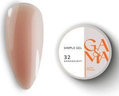 Гель для ногтей Симпл GEMELY ex GA&MA Simple gel 032 Karamelnyy Карамельный 30 мл