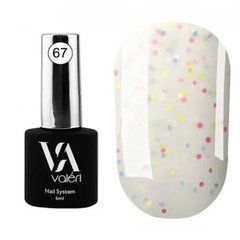База для ногтей камуфлирующая VALERI Base Dots №67, 6 мл