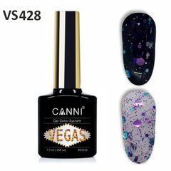 Гель-лак для нігтів CANNI Vegas №428 бузковий-смарагдовий 7,3 млГель-лак для нігтів CANNI Vegas №428 бузковий-смарагдовий 7,3 мл