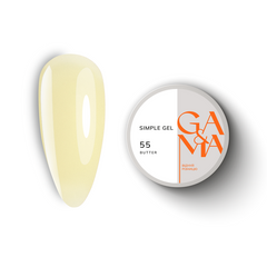 Гель GA&MA Simple gel 055 Butter Симпл гель 055 Сливочное масло 15 млГель GA&MA Simple gel 055 Butter Симпл гель 055 Сливочное масло 15 мл