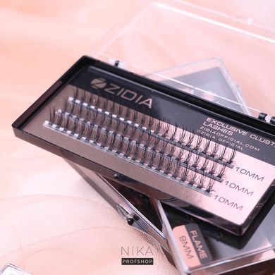 Вії пучкові ZIDIA Cluster Lashes 20D Flame Series C 0,10*10 мм, 3 стрічкиВії пучкові ZIDIA Cluster Lashes 20D Flame Series C 0,10*10 мм, 3 стрічки