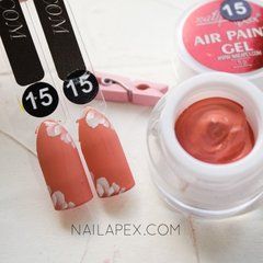 Гель-краска для аэропуфинга NAIL APEX AIR paint №15, 5гГель-краска для аэропуфинга NAIL APEX AIR paint №15, 5г
