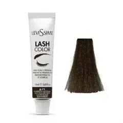 Фарба для брів та вій 6-71 LeviSsime Natural Brown Натурально-коричнева, 15млФарба для брів та вій 6-71 LeviSsime Natural Brown Натурально-коричнева, 15мл