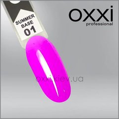 База OXXI professional SUMMER №01 рожево-лілова 10 млБаза OXXI professional SUMMER №01 рожево-лілова 10 мл