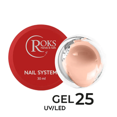 Строительный гель для ногтей ROKS Builder Gel №25 30 мл