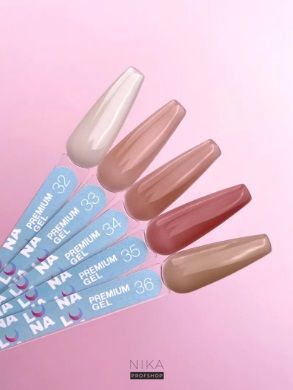 Гель для ногтей LUNA Premium gel №33, 15 мл