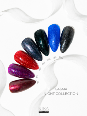 Гель-лак для ногтей GEMELY ex GA&MA Night collection 184 Green dragon Найт коллекция 184 Грин Дрегон 10 млГель-лак для ногтей GEMELY ex GA&MA Night collection 184 Green dragon Найт коллекция 184 Грин Дрегон 10 мл
