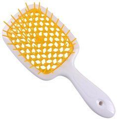 Щітка JANEKE Superbrush біла з жовтою серединкоюЩітка JANEKE Superbrush біла з жовтою серединкою