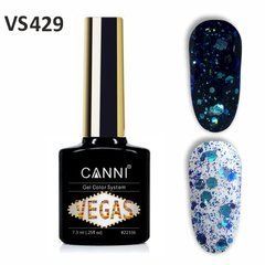 Гель-лак для нігтів CANNI Vegas №429 синій-бірюзовий 7,3 млГель-лак для нігтів CANNI Vegas №429 синій-бірюзовий 7,3 мл