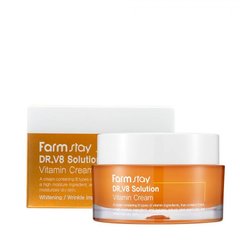 Крем FARM STAY DR V8 Solution Vitamin Cream омолаживающий с витаминами, 50 млКрем FARM STAY DR V8 Solution Vitamin Cream омолаживающий с витаминами, 50 мл