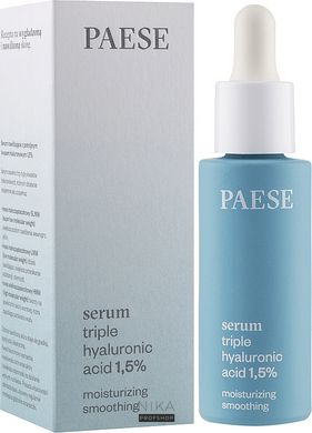 Догляд для обличчя PAESE Гиалуронова кислота (Serum) Triple Hyaluronic Acid, 30 млДогляд для обличчя PAESE Гиалуронова кислота (Serum) Triple Hyaluronic Acid, 30 мл